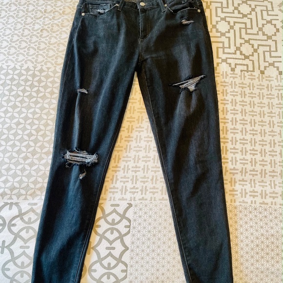 Womens Joe Black Denim jeans with frayed hem and lots of stretch - Picture 7 of 14